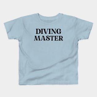 DIVING MASTER Kids T-Shirt